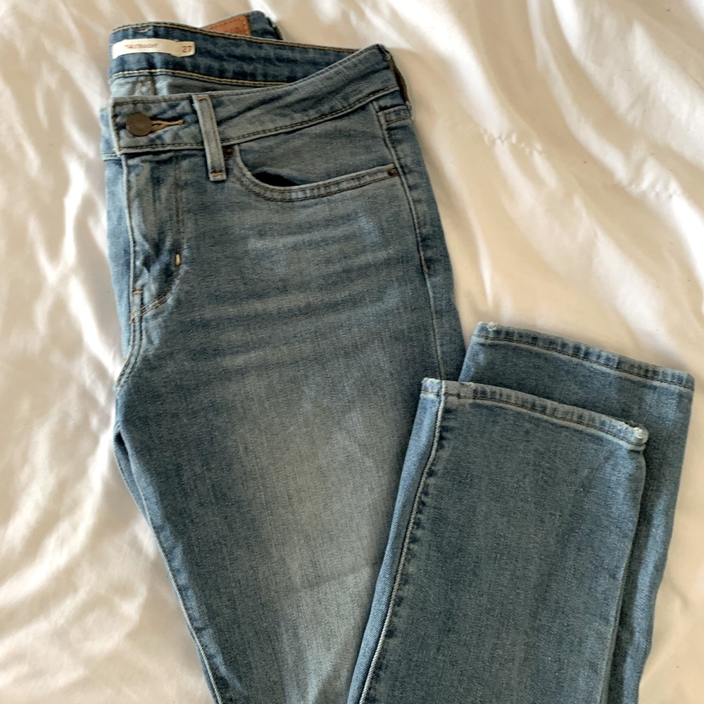 LEVI'S 714 straight leg denim